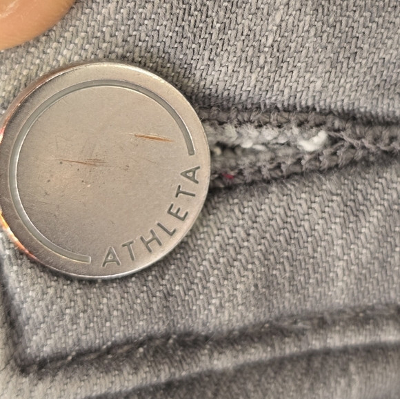 Athleta Sculptek Jeans Sz 4 Women Gray Light Wash  Denim Stretch 30x28 - Picture 6 of 12